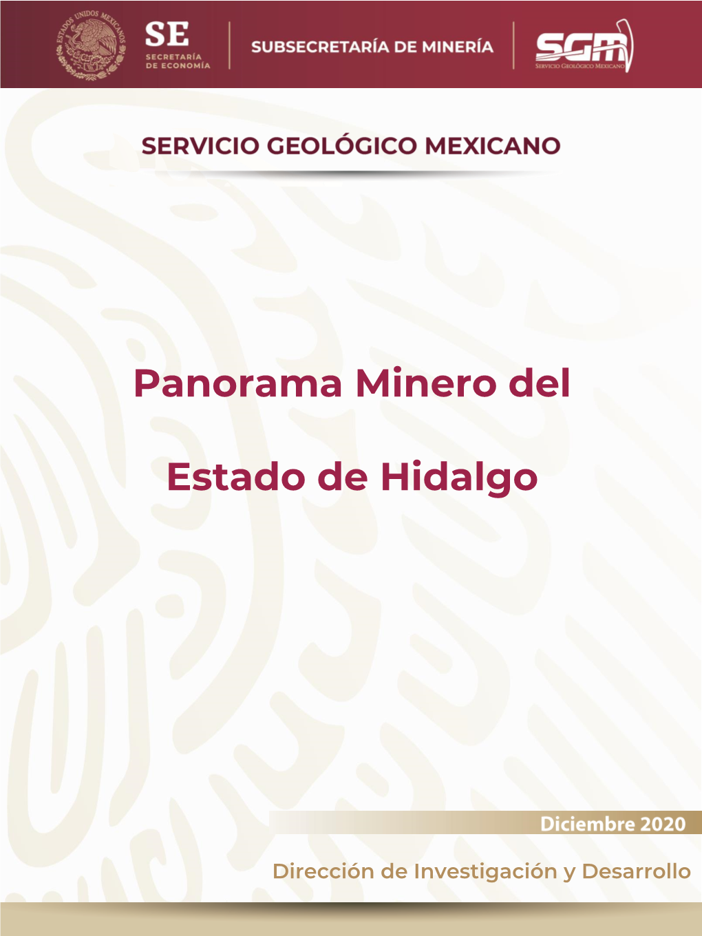 Panorama Minero Del Estado De Hidalgo PRESENTACIÓN