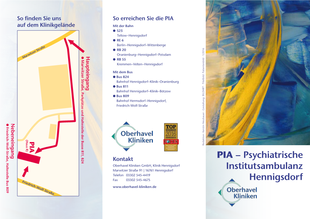 PIA – Psychiatrische Institutsambulanz Hennigsdorf