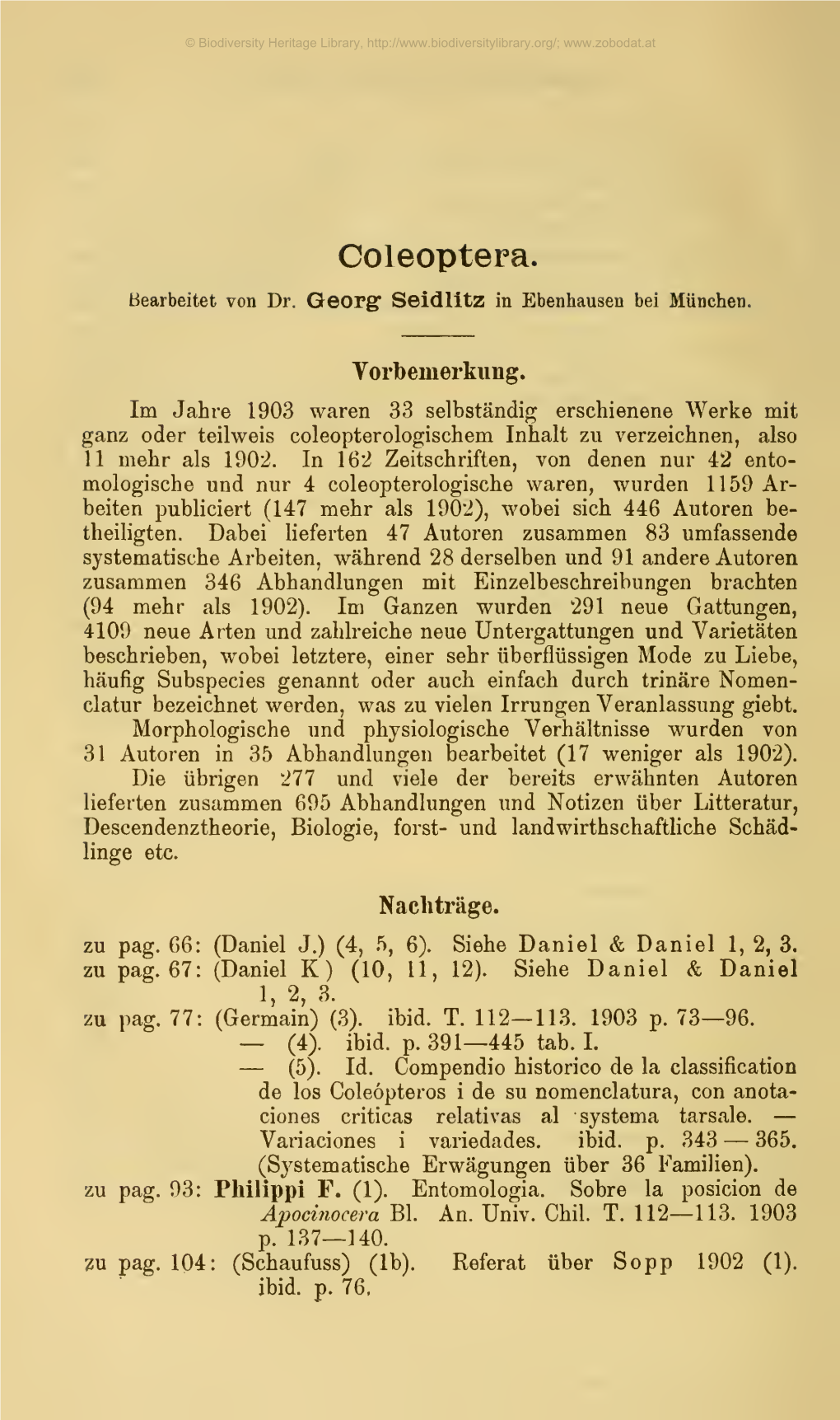 Archiv Für Naturgeschichte 39