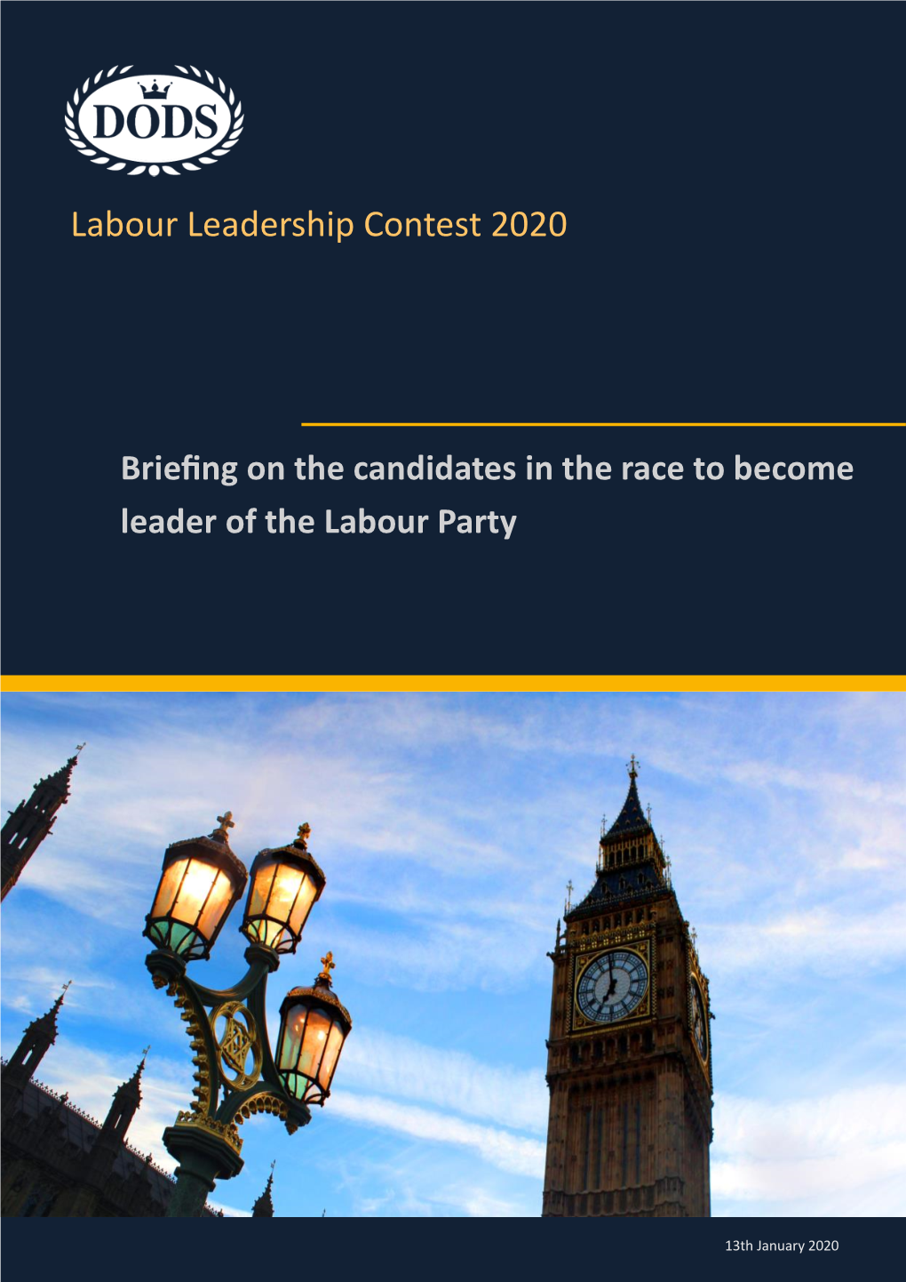 Labour Leadership Contest 2020