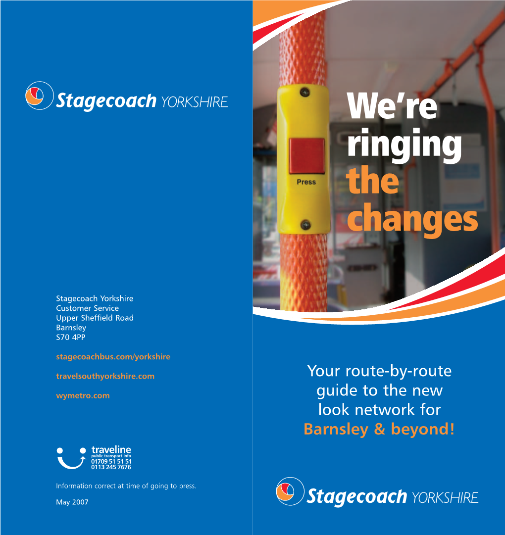 Stagecoach Yorkshire May 2007 Service Changes in Barnsley