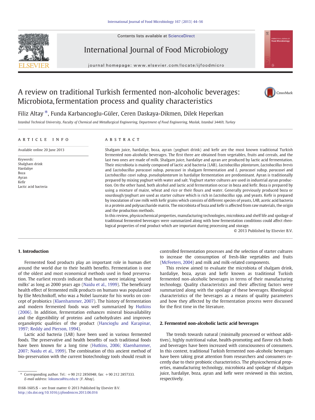 Microbiota, Fermentation Process and Quality Characteristics