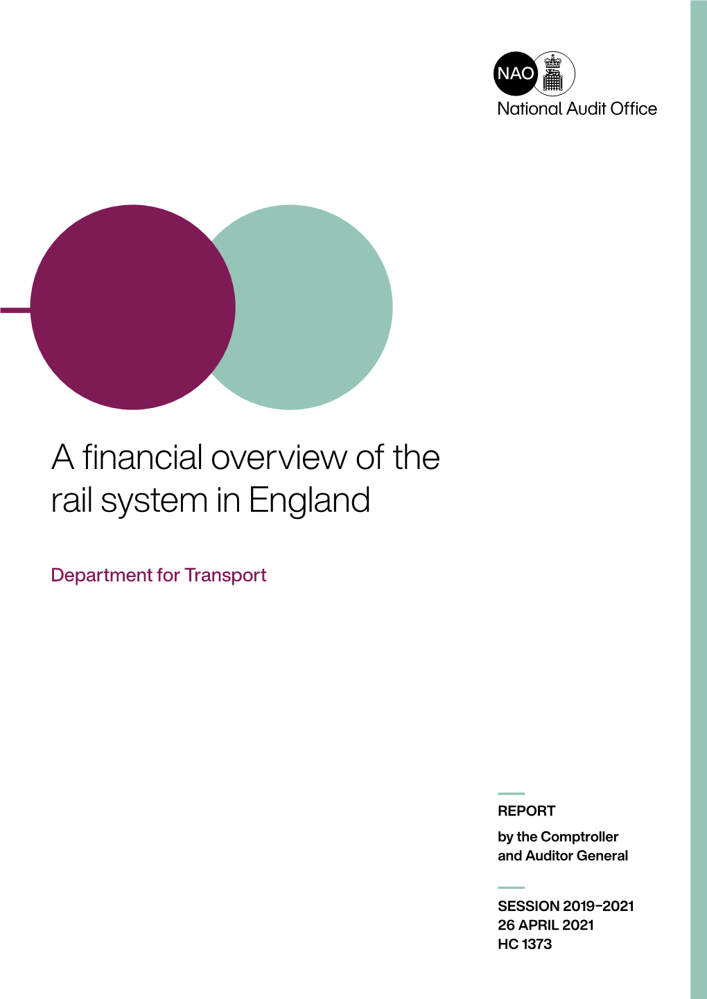 A Financial Overview of the Rail System in England