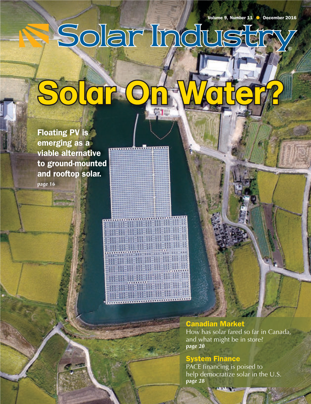 Solar on Water?