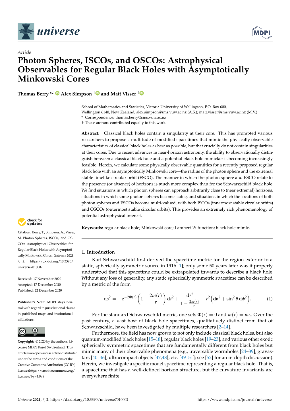 Photon Spheres, Iscos, and Oscos: Astrophysical Observables for Regular Black Holes with Asymptotically Minkowski Cores