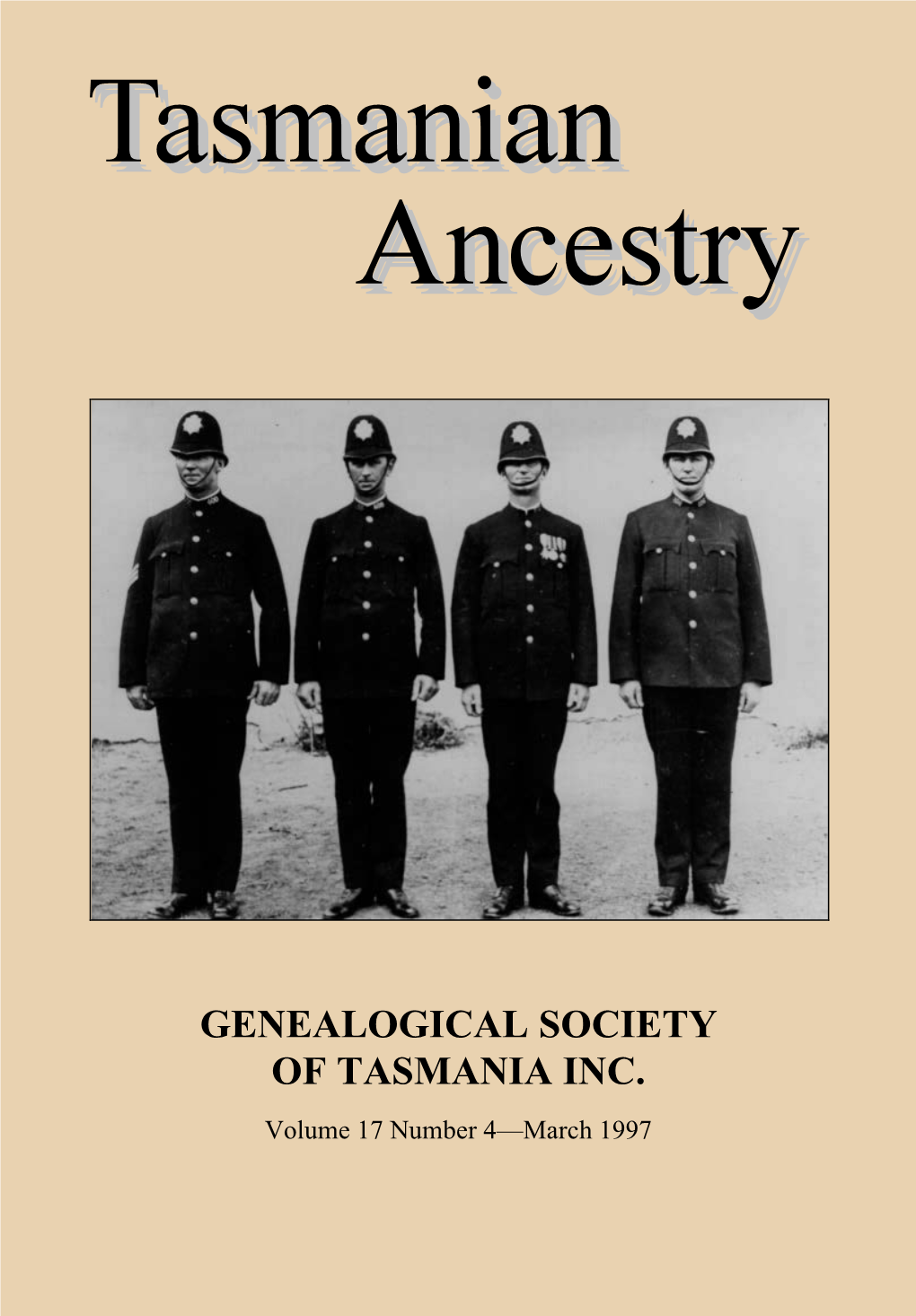 Genealogical Society of Tasmania Inc