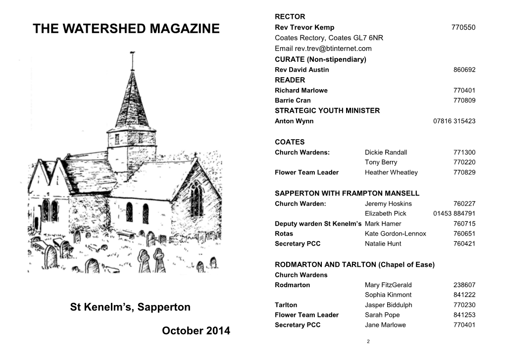The Watershed Magazine