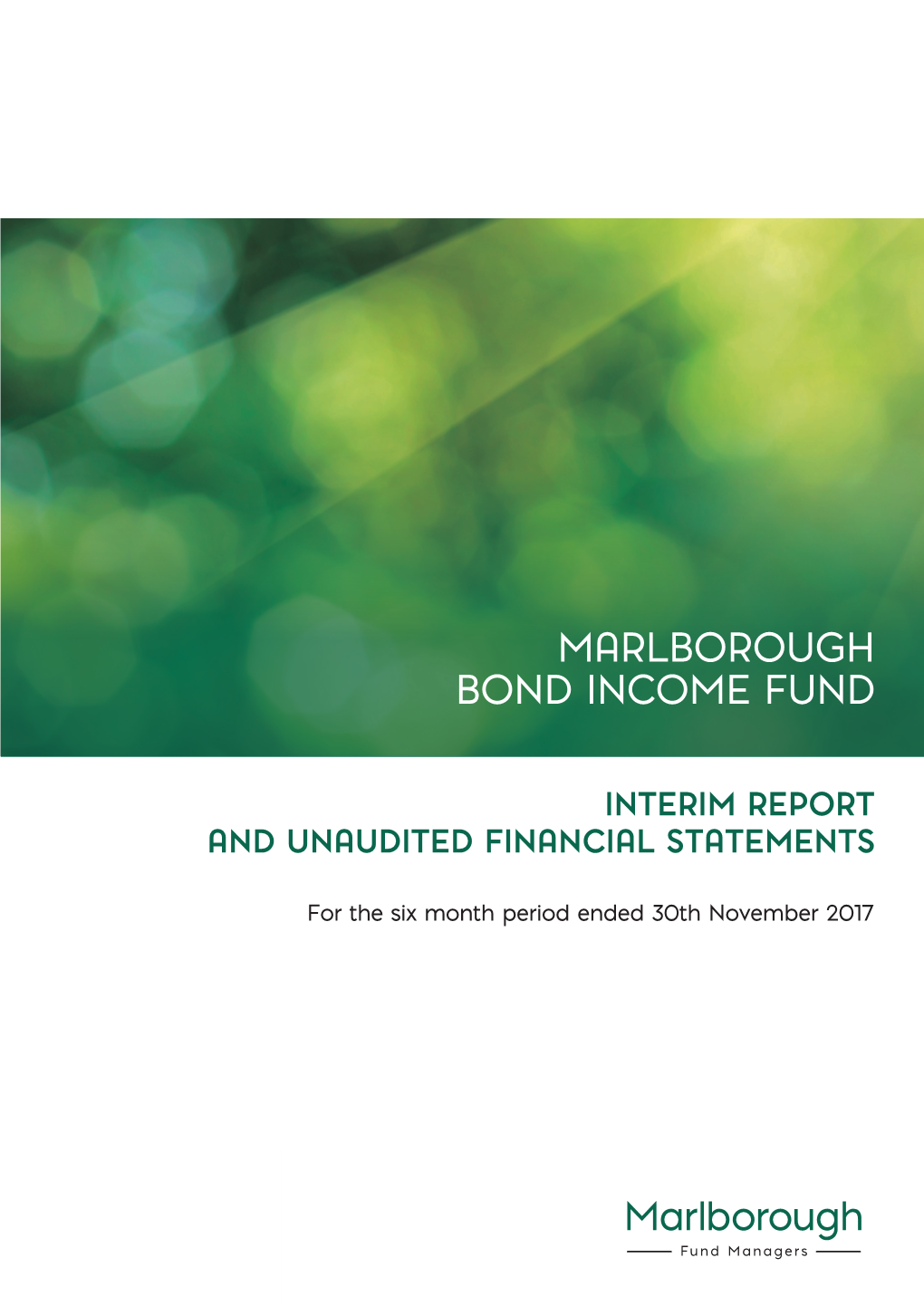 Marlborough BOND INCOME FUND