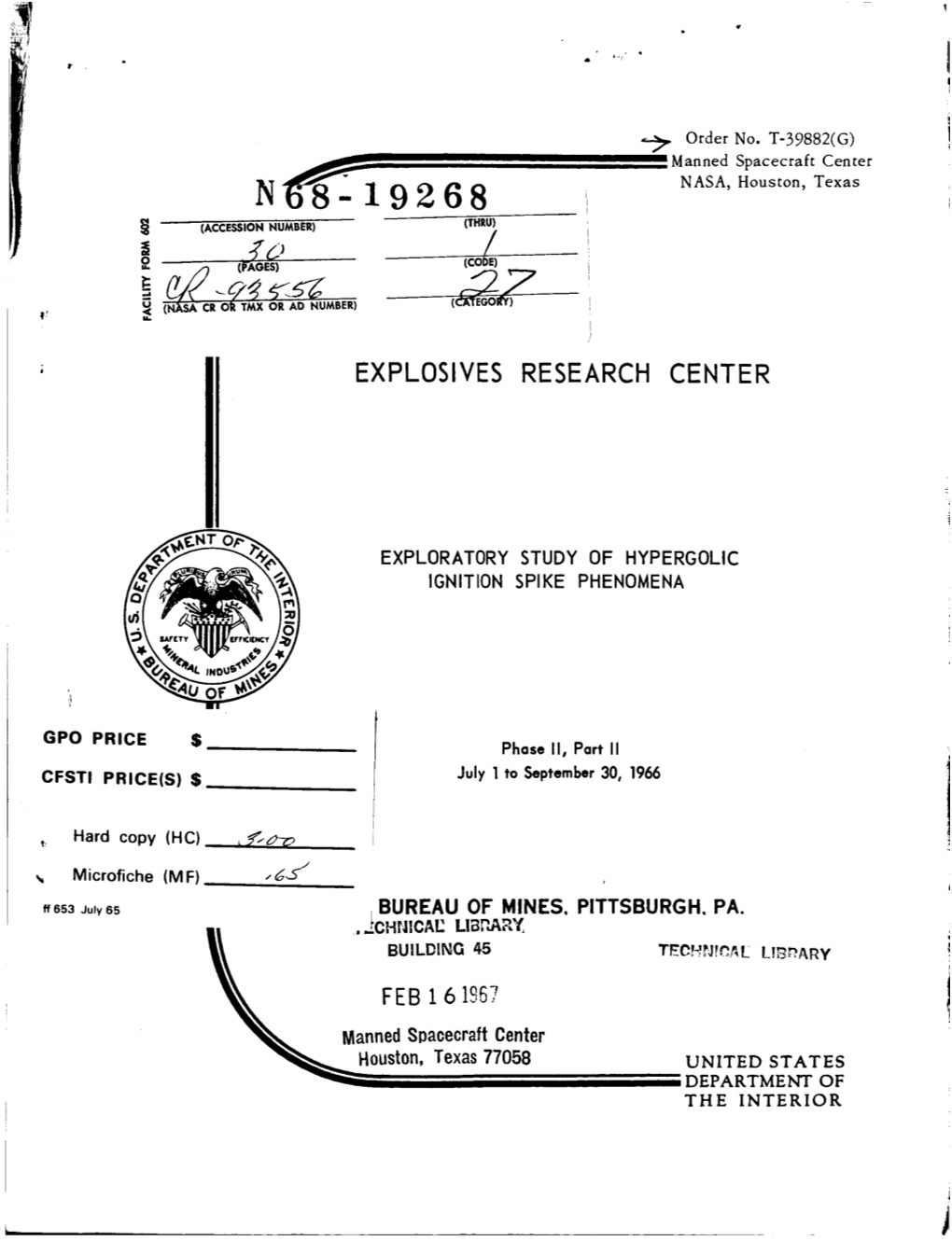 Explosives Research Center