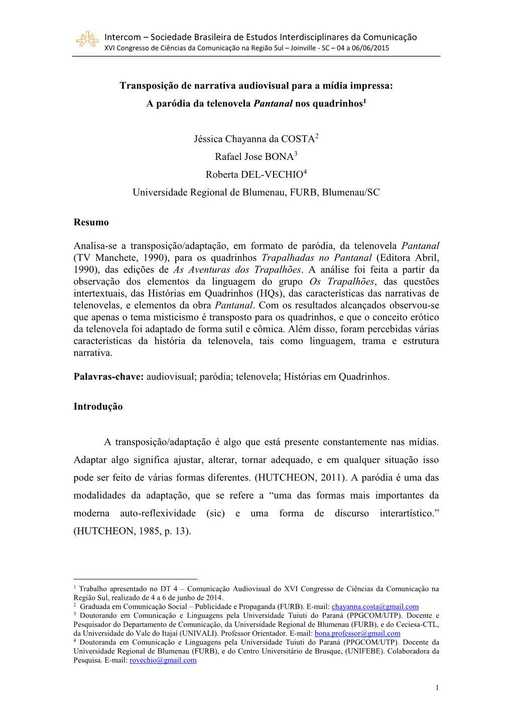 A Paródia Da Telenovela Pantanal Nos Quadrinhos1