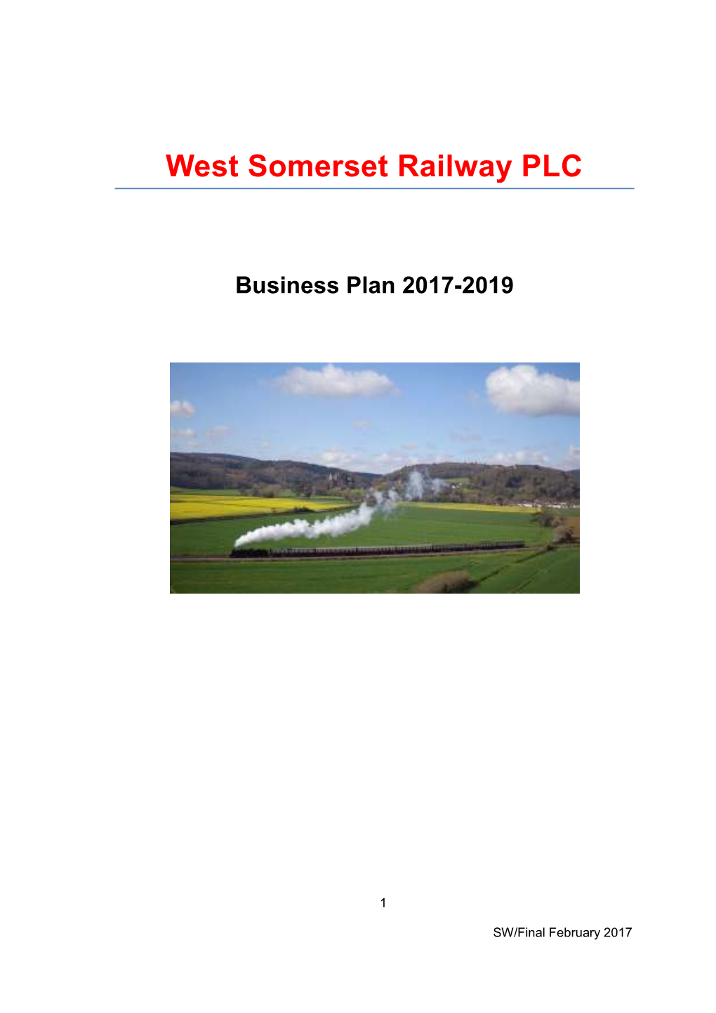 West Somerset Railway PLC