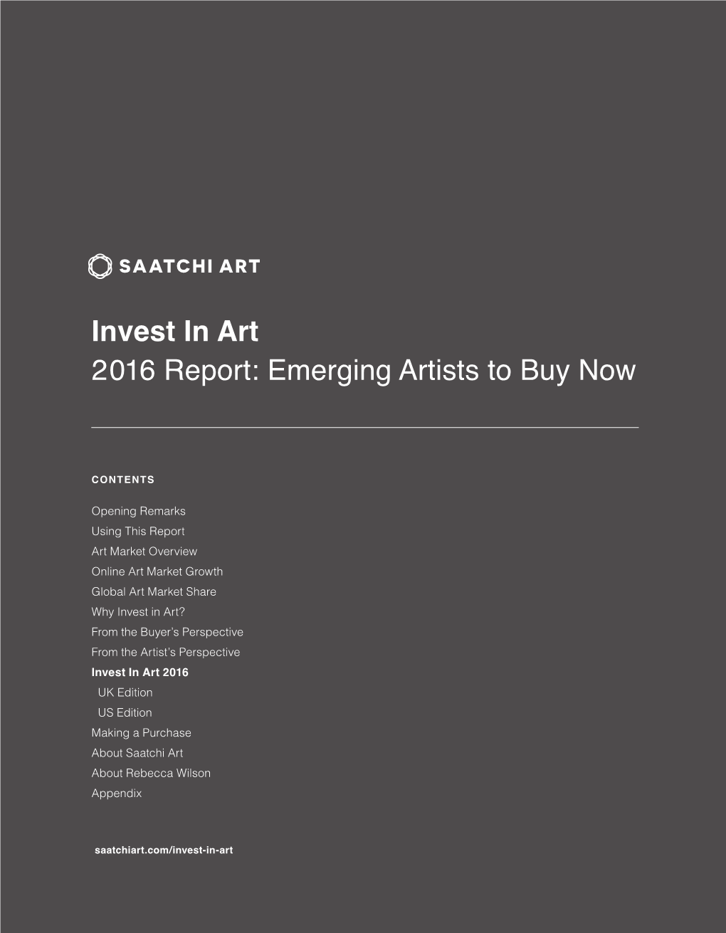 Invest in Art 2016 Report: Emerging Artists to Buy Now