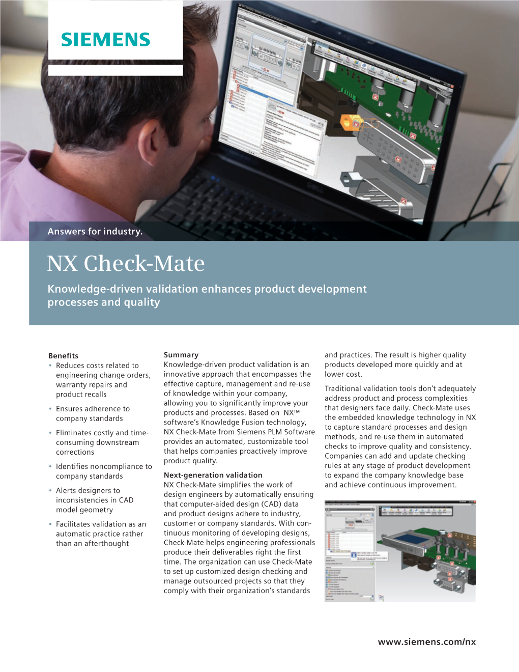 NX Check-Mate Knowledge-Driven Validation Enhances Product Development Processes and Quality