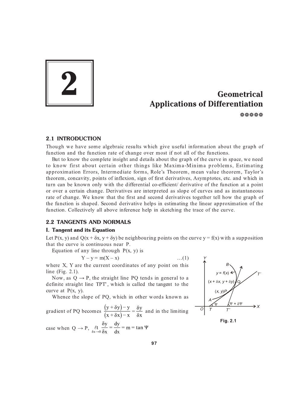 Geometrical Applications of Differentiation Aaaaa