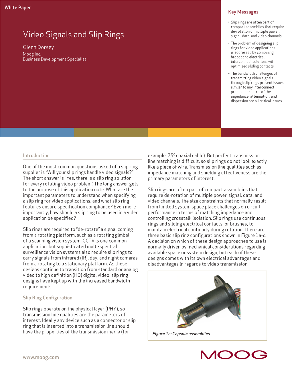 Video Signals and Slip Rings White Paper MS3351 03/20
