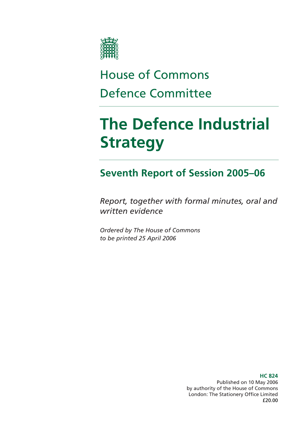 The Defence Industrial Strategy