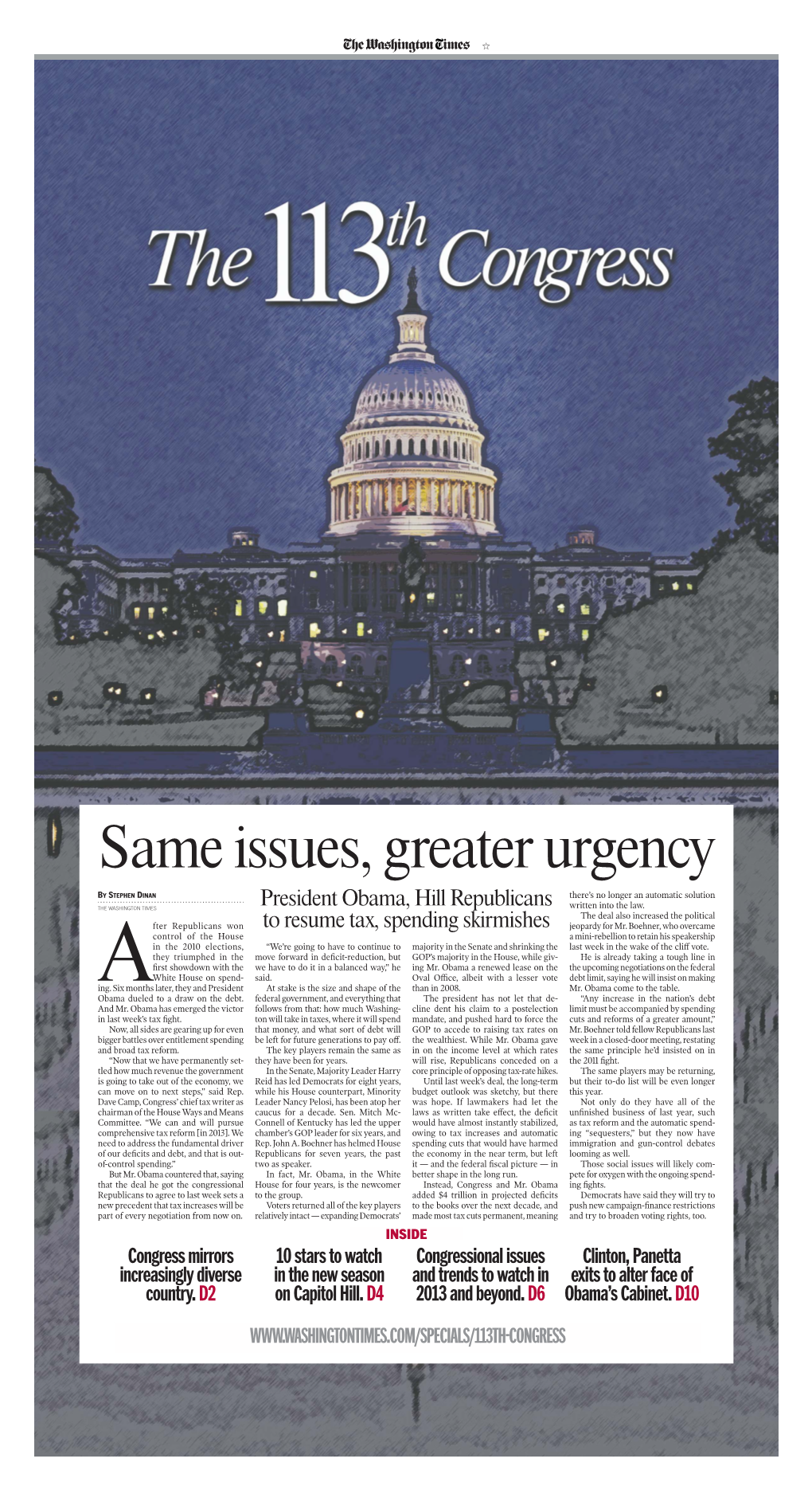 Same Issues, Greater Urgency