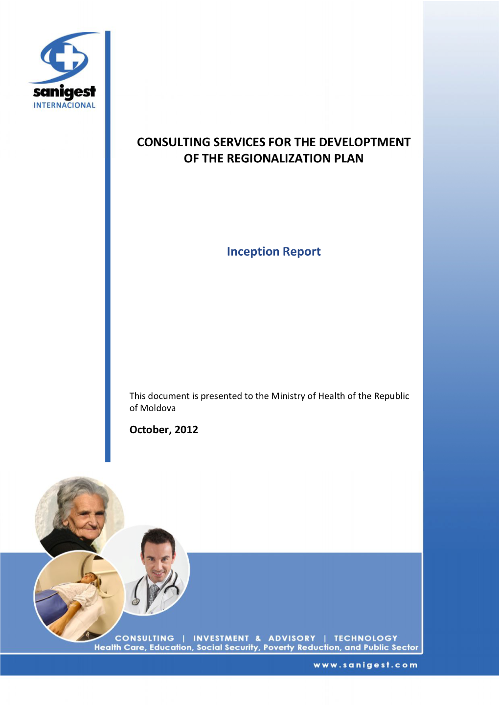 Consulting Services for the Developtment of the Regionalization Plan