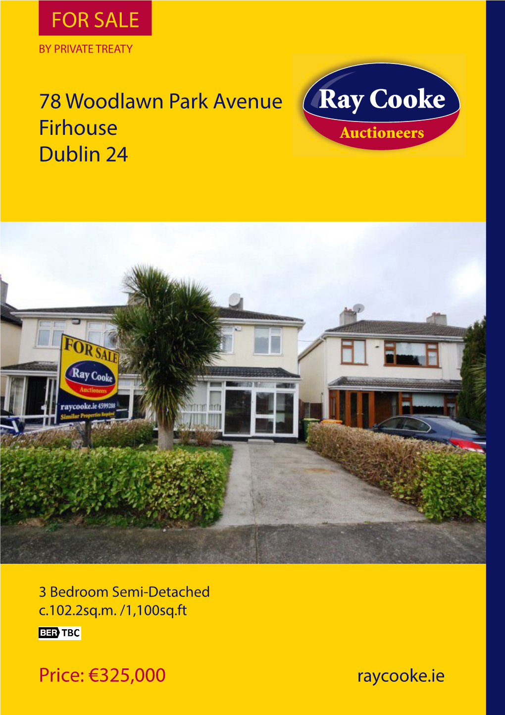 78 Woodlawn Park Avenue Firhouse Dublin 24 for SALE