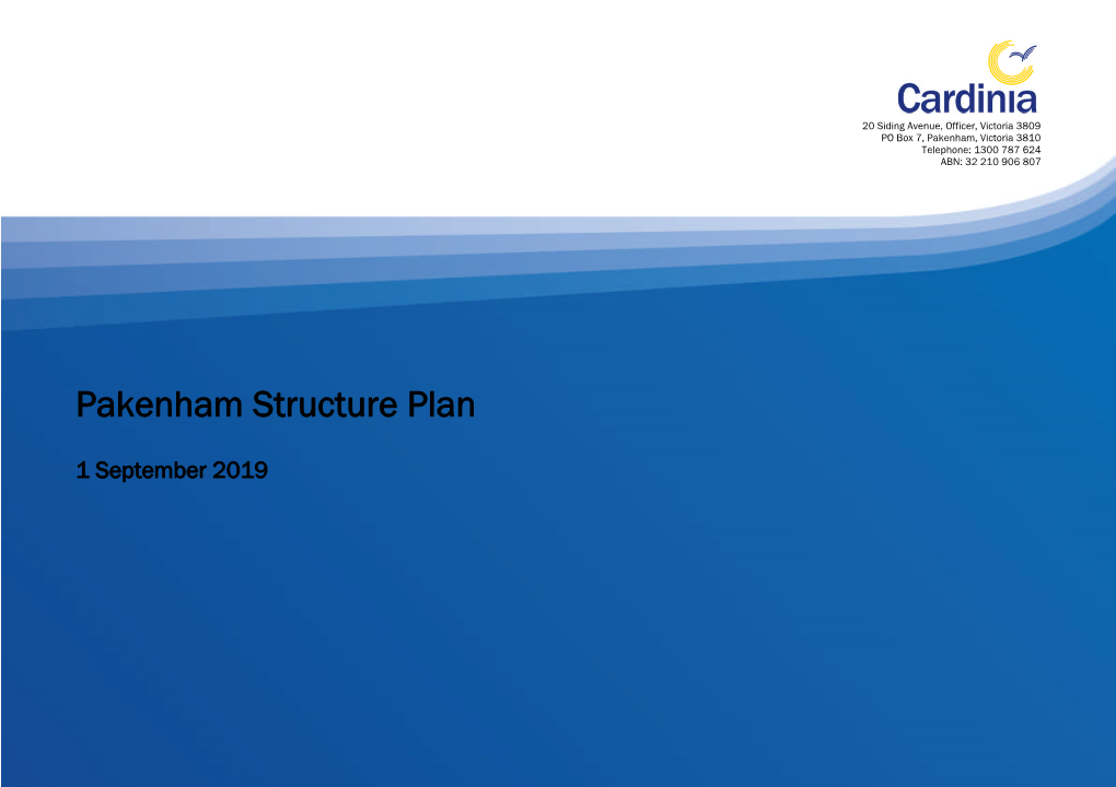 Pakenham Structure Plan