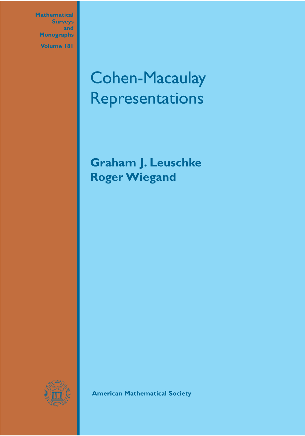 Cohen-Macaulay Representations