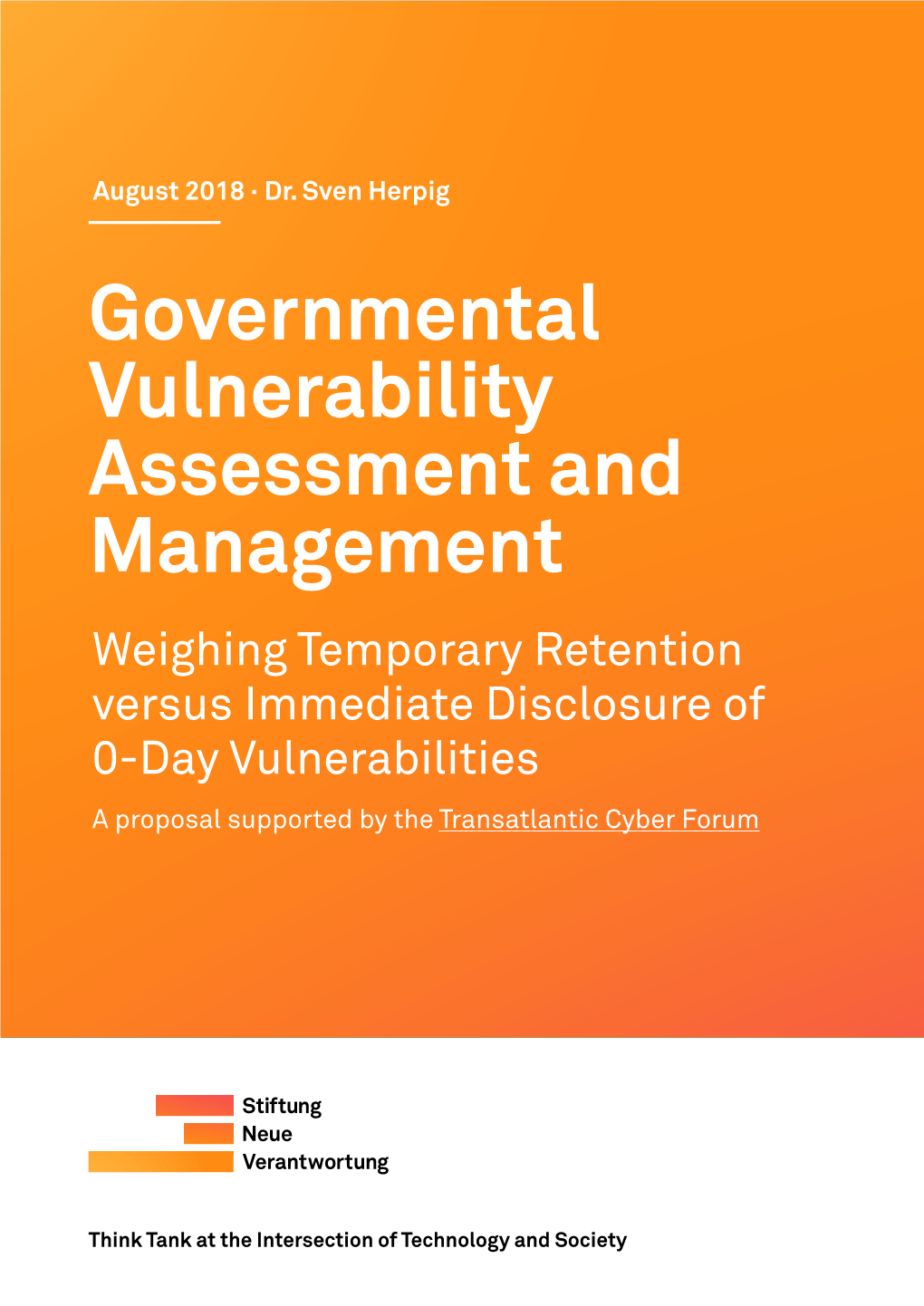 Paper on Government Vulnerability Assessment and Management