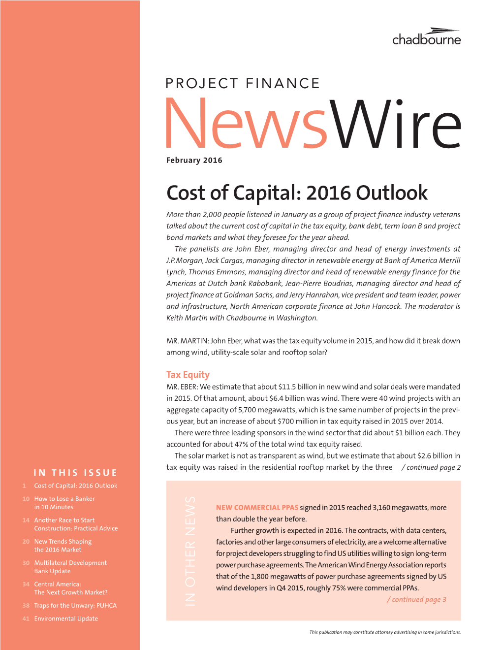 Download PDF of the Newswire