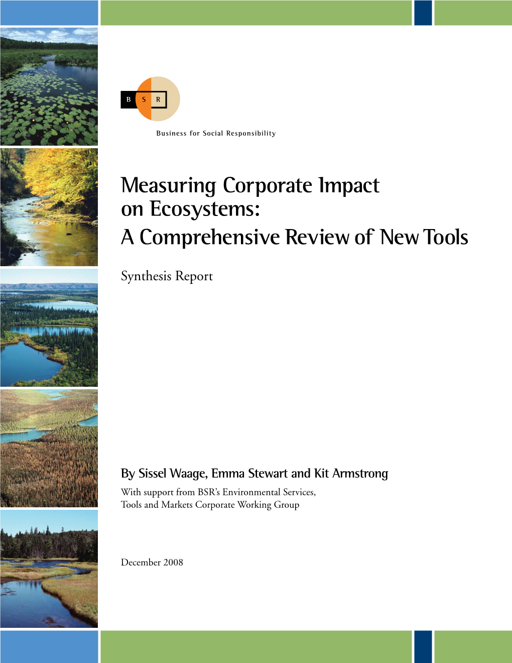 Measuring Corporate Impact on Ecosystems: a Comprehensive Review of New Tools