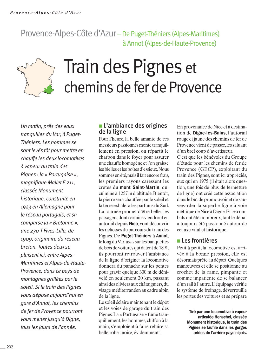 Train Des Pignes Et Chemins De Fer De Provence