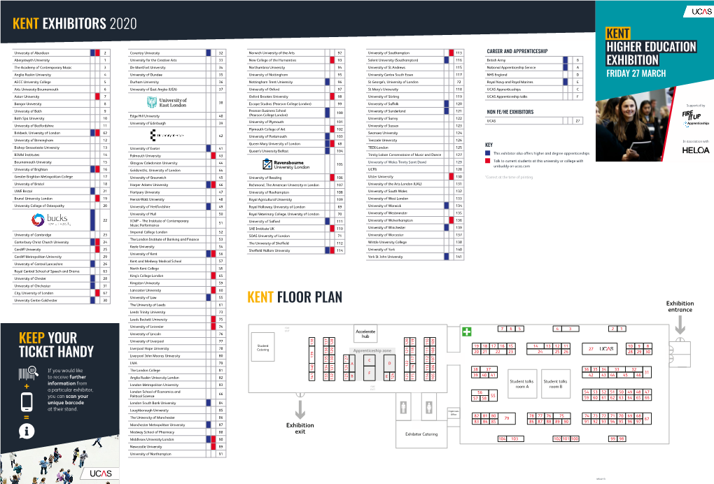 Kent Floor Plan Kent Exhibitors 2020 Keep Your