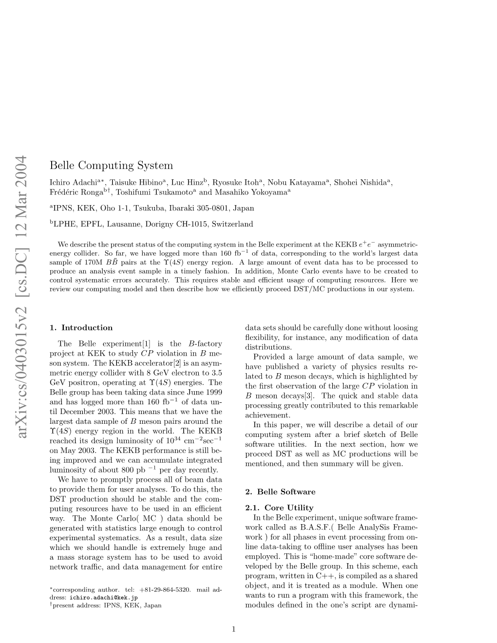 Download Original Database Contents from a a Batch Job System Controlled by the LSF Sched- KEK B Computer for Private Purpose