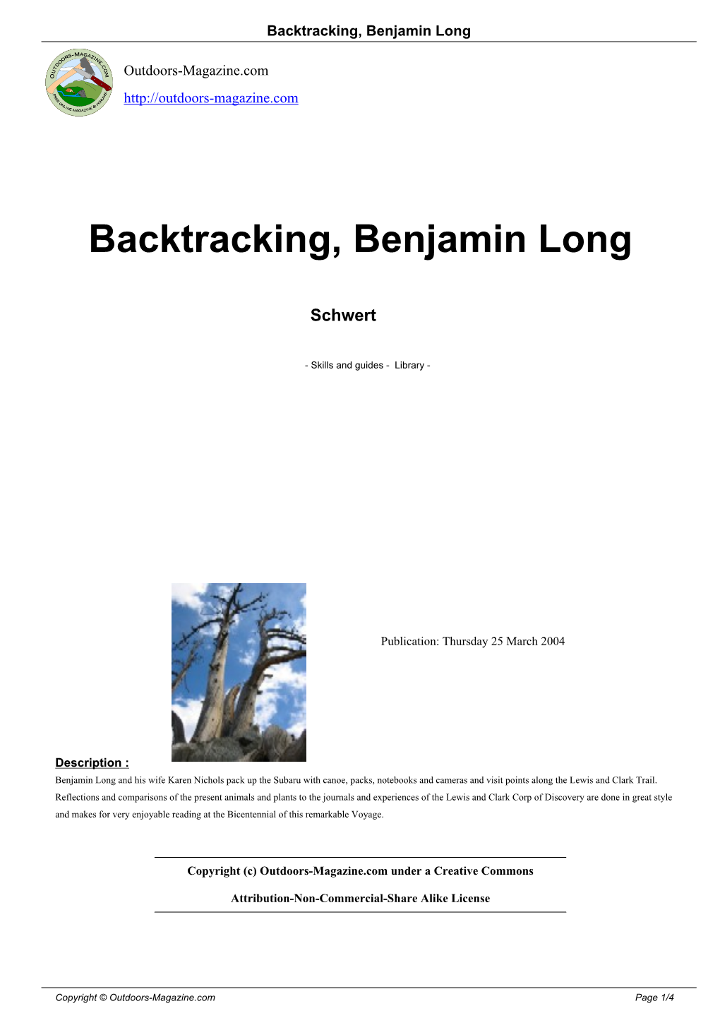 Backtracking-Benjami