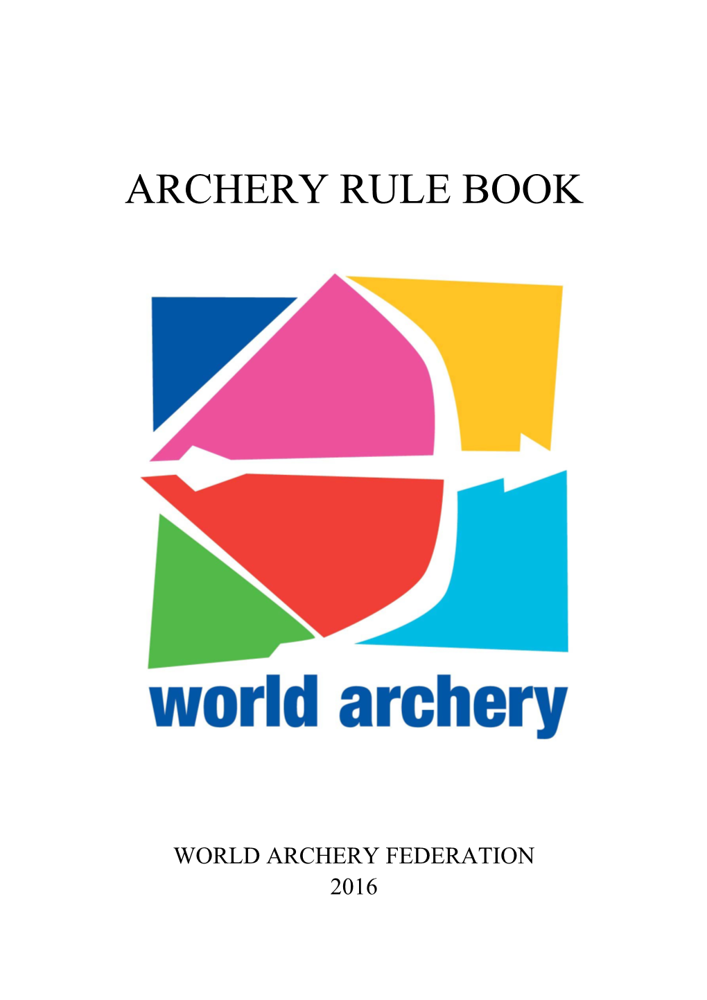 Archery Rule Book