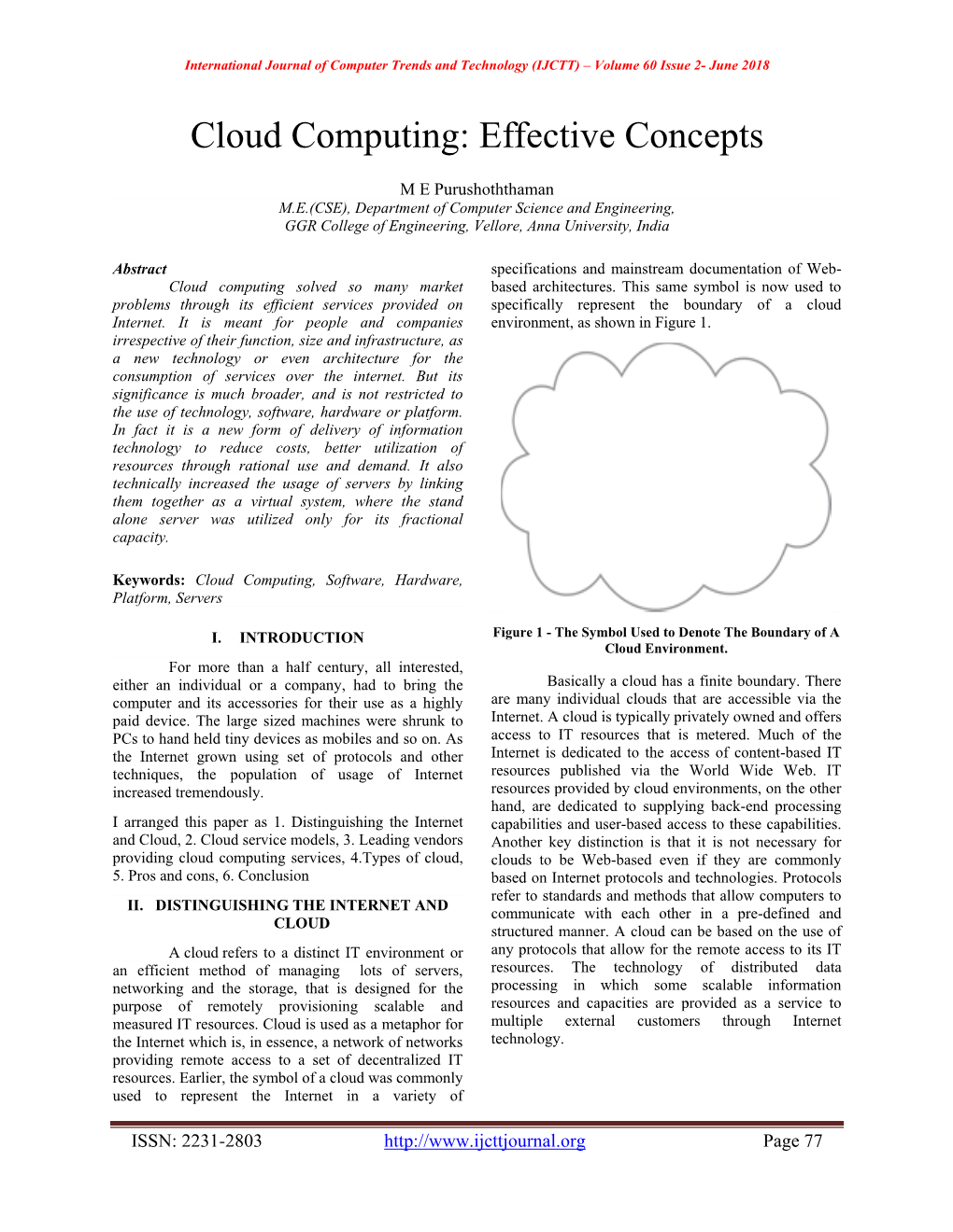 Cloud Computing: Effective Concepts