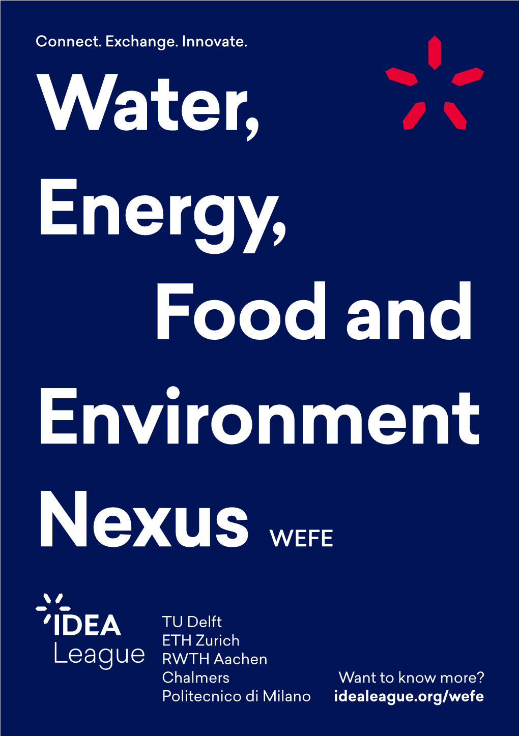 Water, Energy, Food and Environment Nexus WEFE