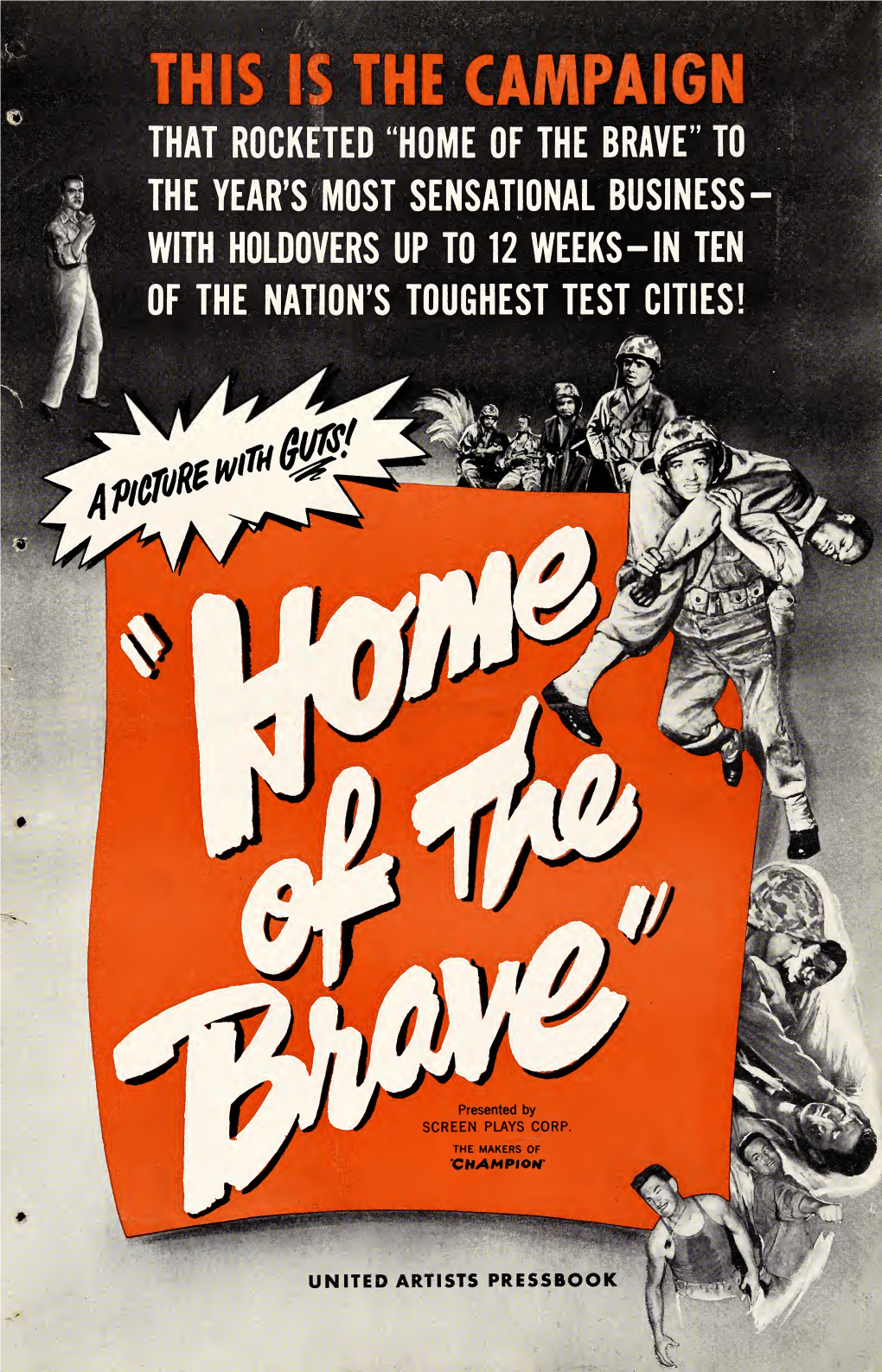 Home of the Brave (United Artists Pressbook, 1949)