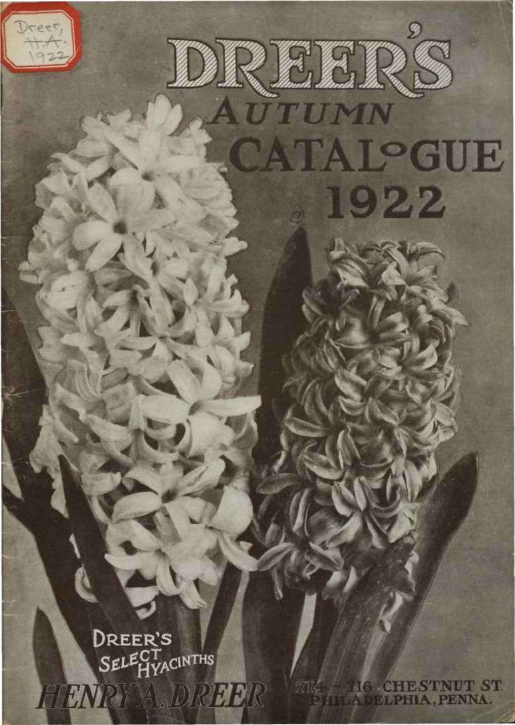 Catal°Gue 1922