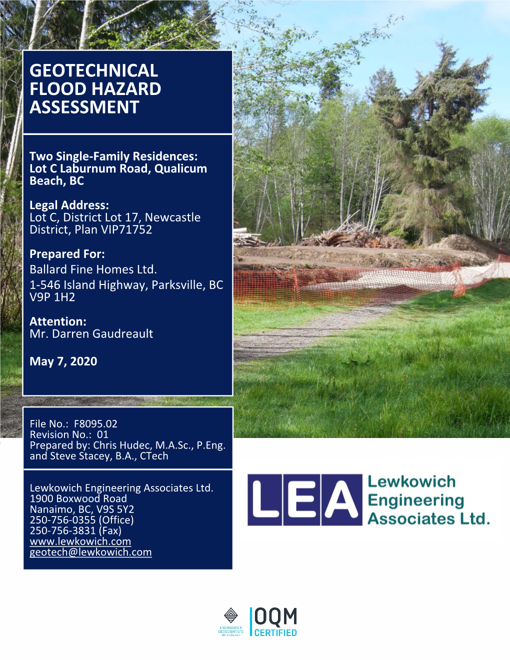 Geotechnical Flood Hazard Assessment