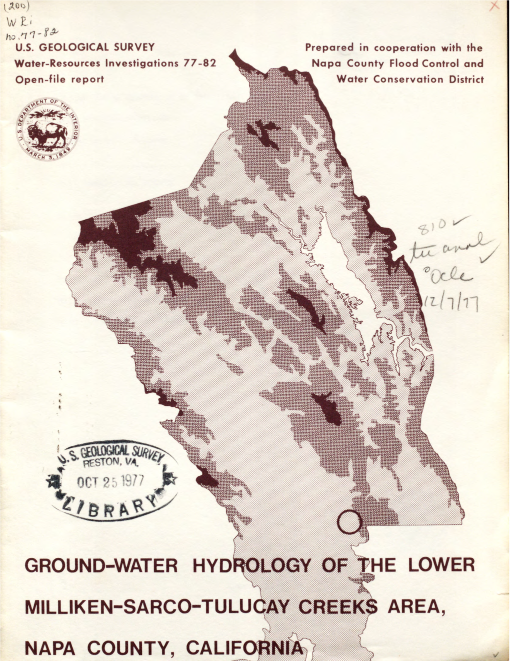 GROUND—WATER Hydkology of the LOWER MILLIKEN—SARCO