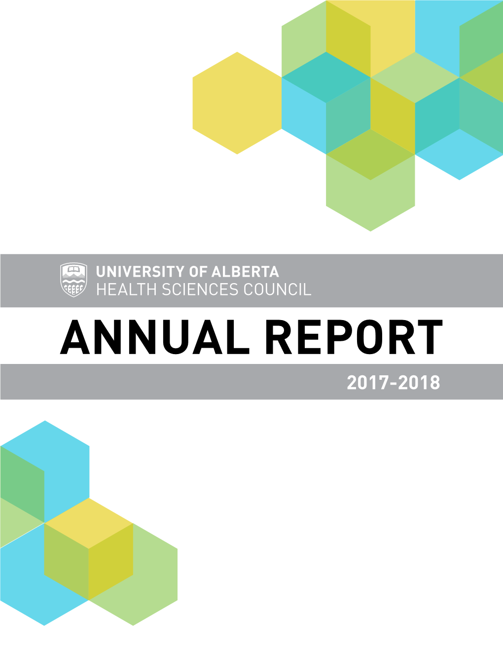ANNUAL REPORT 2017-2018 Health Sciences Council 2017-2018 Annual Report