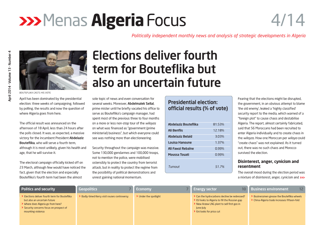 Algeria Focus April 2014