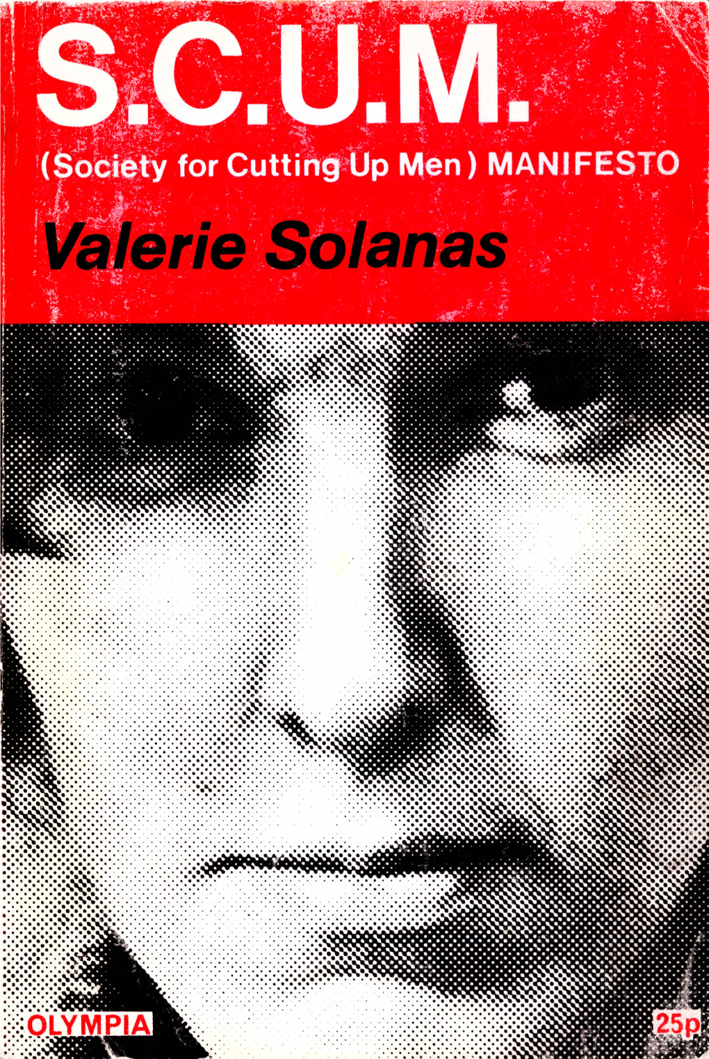 The SCUM Manifesto by Valerie Solanas