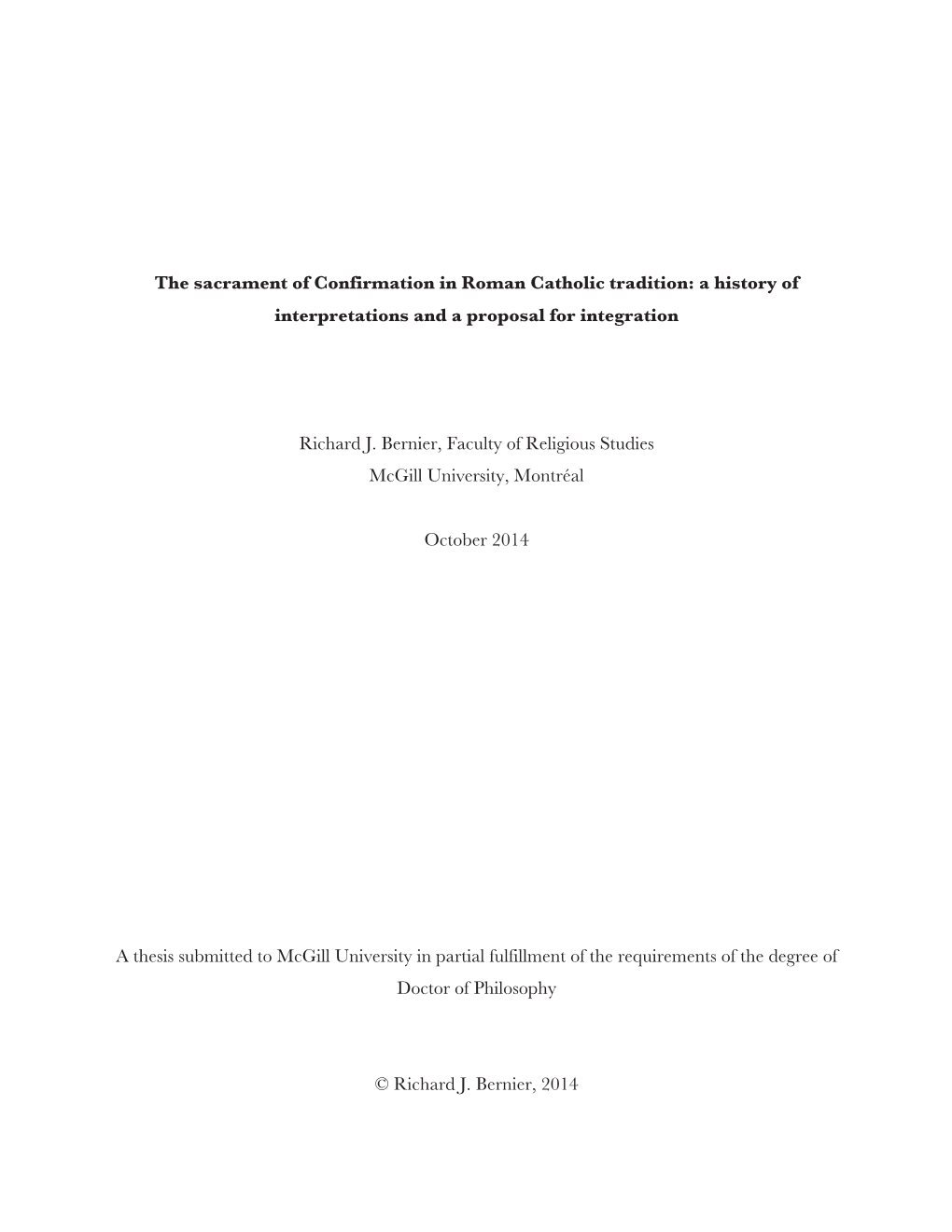 Bernier Revised Dissertation