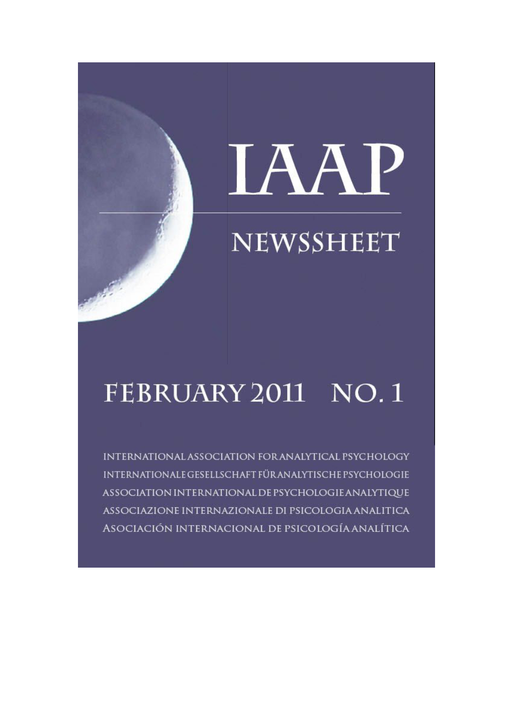News Sheet No. 1 February 2011