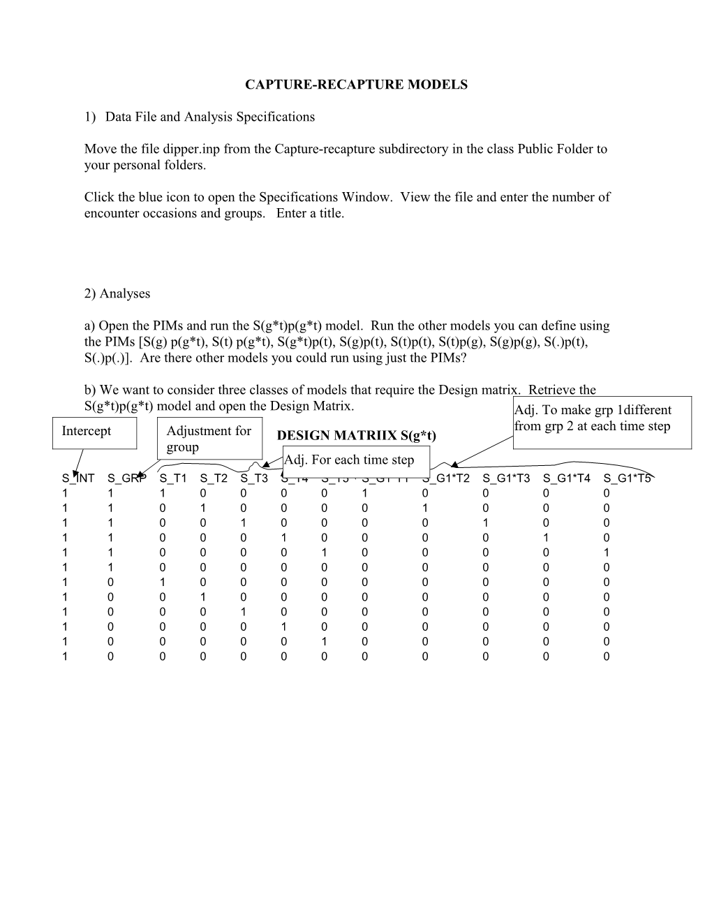 Capture-Recapture Models