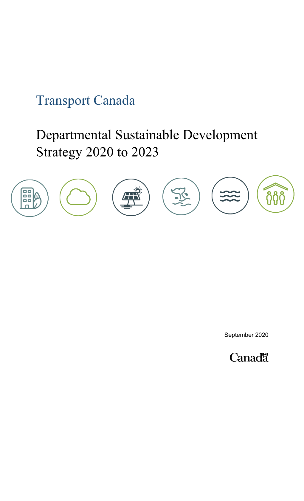 Transport Canada Departmental Sustainable Development Strategy