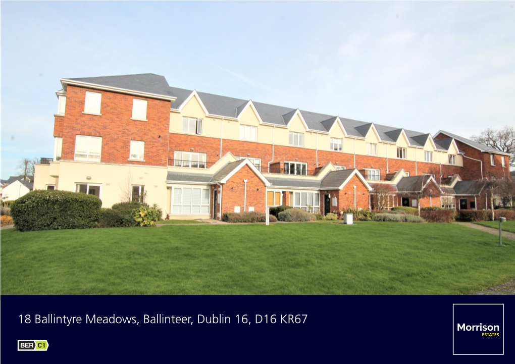 18 Ballintyre Meadows, Ballinteer, Dublin 16, D16 KR67 for SALE by PRIVATE TREATY