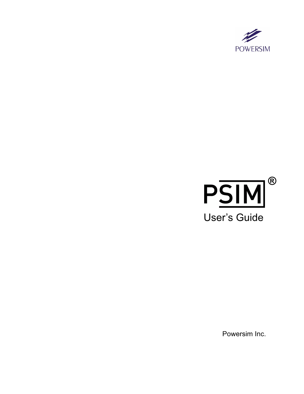 PSIM User Manual.Book