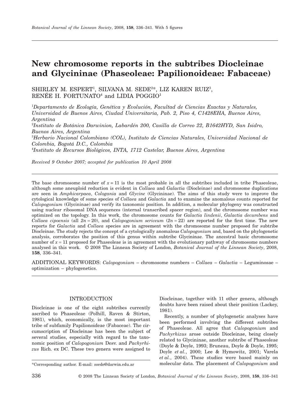 New Chromosome Reports in the Subtribes Diocleinae and Glycininae (Phaseoleae: Papilionoideae: Fabaceae)