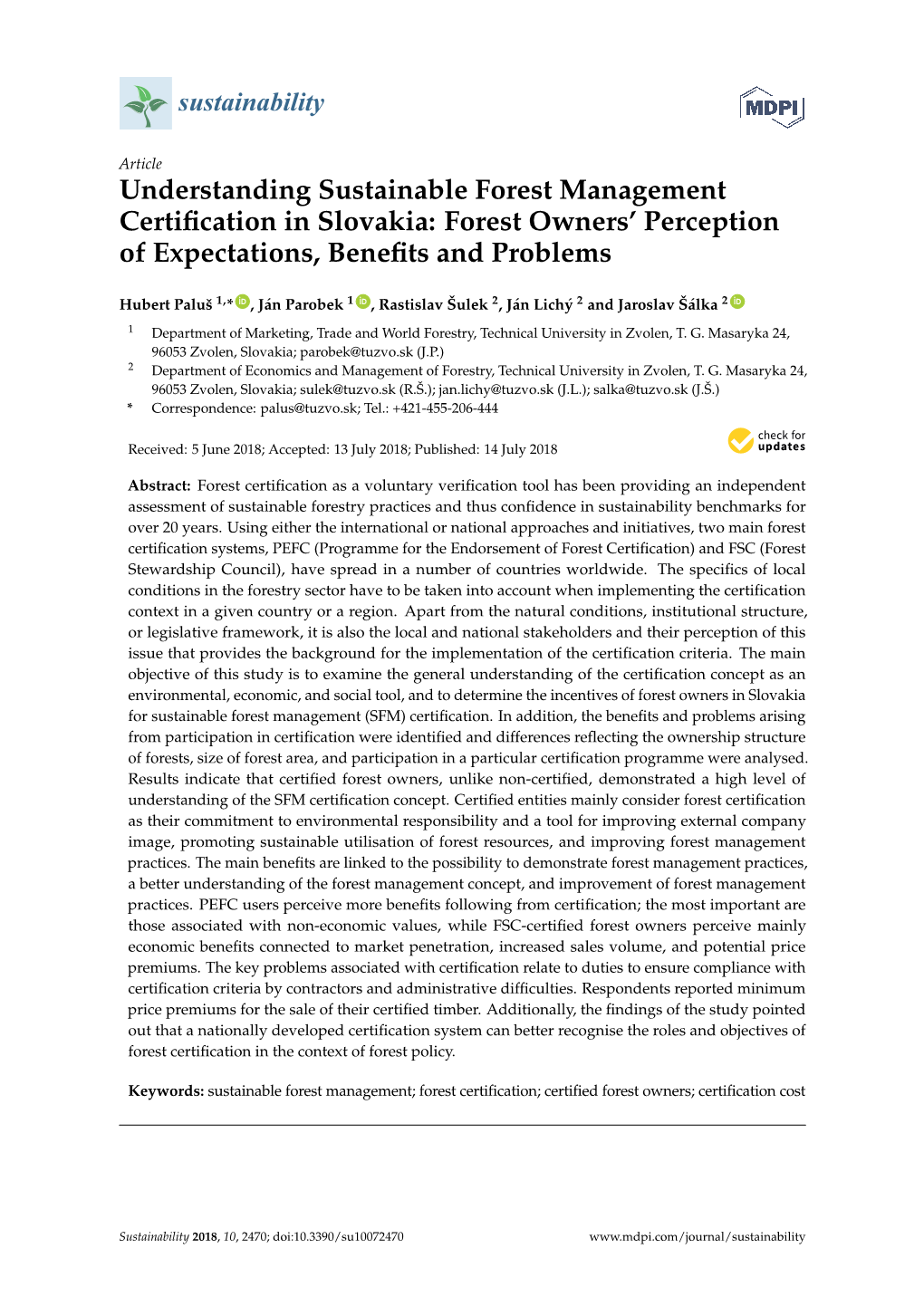 Understanding Sustainable Forest Management Certification In